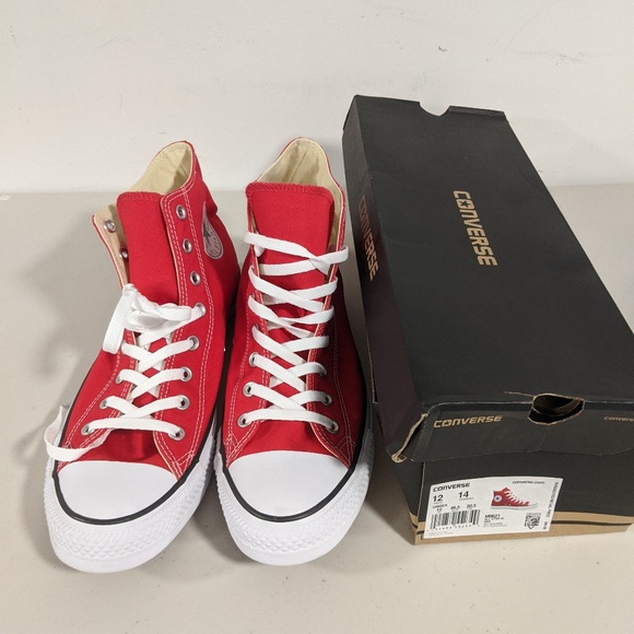 Converse Other - Converse High Top All Star Red Size 12 New W/ Box